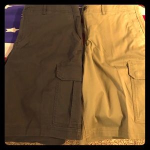 Bundle Of 2 Men’s Dress Cargo Shorts